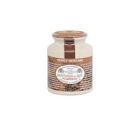 POMMERY Moutarde au Miel en Grains 250g - Bocal Céramique avec Bouchon Vis, Douceur Subtile et Notes d'Épices, Authentique Recette Française - Lot de 3