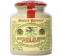 Pommery Moutarde de Meaux Moutarde française en grains dans un pot en terre cuite 500g