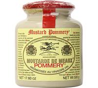Pommery Moutarde de Meaux Moutarde française en grains dans un pot en terre cuite 500g