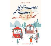 Pommes d'amour au marché de Noël