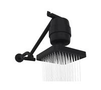 Pommes de Douche à Effet Pluie Haute Pression avec Capsule Filtrante et Extension de Bras de Douche Réglable - Filtre de Douche