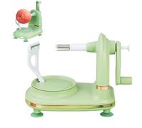 Pommes manuelles Peeler - Poire de manivelle à main avec base d'aspiration, outil de pelage de pomme rapide, lames en acier inoxydable pointues, fruits faciles à utiliser | Pour la cuisson de cuisine