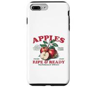 Pommes mûres prêtes à l'emploi, Motif Fruits Vintage, rétro, pêche Coque pour iPhone 7 Plus/8 Plus