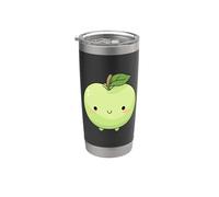 Pommier cueillette de pommiers vert mignon Gobelet isotherme en acier inoxydable double paroi