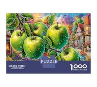 Pommier sous la Pluie Puzzle 1000 Pièces Cadeau Noël,Cadeau Luxe,Puzzle en Carton Épais,Anti-Brillant 70x50cm/1000pcs