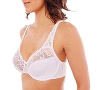 Pomm'poire Lingerie Soutien-Gorge à Armatures Grand Maintien Duchesse - Blanc - 90E - Femme