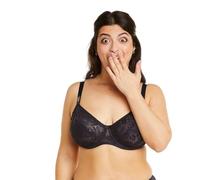 Pomm'poire Lingerie Soutien-Gorge à Armatures Grand Maintien Paix - Gris - 100D - Femme