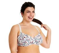 Pomm'poire Lingerie Soutien-Gorge à Armatures Grand Maintien Univers - Blanc - 100D - Femme