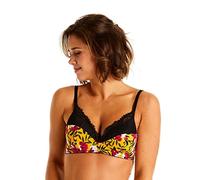 Pomm'poire Lingerie Soutien-Gorge sans Armatures Coque Souple Shaker - Jaune - 85C - Femme