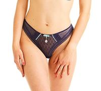 Pomm'poire Lingerie Tanga REVEIL - Bleu - 42/44 - Femme