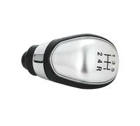 Pomo Palanca de Cambios Coche Perilla de Cambio de Marchas pour Focus MK7 2008-2015 C-Max MK2 FL 2008-2011 Accessoires pour Voiture-Silver 5 Thread