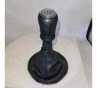 Pomo Palanca de Cambios Coche Perilla de Cambio de Marchas pour VW Transporter T5 T5.1 T6 2003-2011 Accessoires pour Voiture-Silver 5 Speed