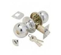 Pomo Puerta Wolfpack Con Llave Con Condena Cromado Para Entrada