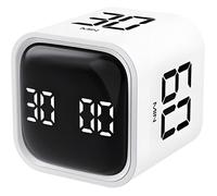 Pomodoro Minuteur de productivité avec alerte sonore et vibratoire réglable, Compte à rebours Étudier et Fitness 5/10/30/60 minutes