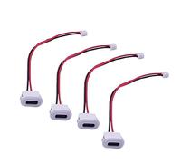 Pomoflexi 10pcs Connecteur USB de Type C avec Boucle de Carte Port de Prise de Charge à Courant Élevé Prise de Chargeur USB-C B