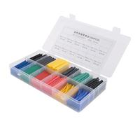 Pomoflexi 280 PièCes Tubes ThermoréTractables Manchon de Fil 2: 1 Enveloppe de Câble de Fil éLectrique Isolant Assorti Gaine Thermique 5 Couleurs 8 Tailles dans une BoîTe en Plastique