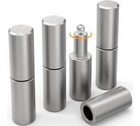 Pomoflexi 4 Pièces Charnières à Barillet Soudables 4⅛ X 1 Pouce Charnières de Portail Robustes 4 Pouces pour Porte en Fer, Portails en Métal, Roulement à Billes