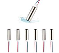 Pomoflexi 6 Pièces DC CorelessVibration Motor 7X25Mm Moteur de Vibration Étanche 1-6V 8000-2000RPM Adapté Aux Équipements de Vibration