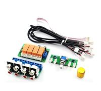 Pomoflexi Commutation de SéLecteur de Signal D'EntréE Audio à 4 Voies de Relais Carte de SéLection D'EntréE Audio de Commutation Rotative