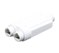 Pomoflexi Répéteur POE 2 Ports Étanche IP66 10/100Mbps 1 à 2 avec IEEE802.3Af/at 48V Extérieur pour Caméra Switch POE