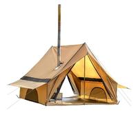 POMOLY Chalet 70 Max Tente de Camping, Tente Cabine Extra-Large, tentes murales Portables à Deux poteaux pour 2 à 4 Personnes randonnée, Trekking