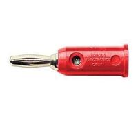 Pomona 1325-1 Do-It-Yourself sans soudure Stackup Banana Plug, plaqué nickel, 3,9 cm Longueur, Marron (lot de 10)