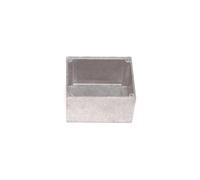 Pomona 3606 Boîte en aluminium moulé sous pression avec housse, taille D, 6,7 cm L x 7,6 cm L x 4,2 cm D, Bleu cuits Finition émail (lot de 2)