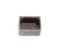 Pomona 3753 Lot de 2 boîtes en aluminium moulé sous pression avec couvercle Taille Miniature, 1,50 po L x 1,13 po l x 0,88 po P Bleu