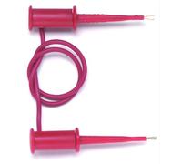Pomona 5301-12-2 SMD Pince de test Grabber Patch Cord, 30,5 cm de long, Rouge (lot de 5)