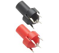 Pomona Electronics 73096-2 Prise de sécurité en ligne 4 mm pour PCB rouge
