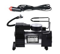 Pompa Aria per Gomme- Alimentazione 12V DC Con Manometro | Pompa Aria per Gomme Auto | Galleggianti Piscina Palloni Gonfiabili Palloncini Outdoor Viaggio Campeggio Sopravvivenza Bici