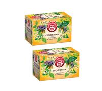 Pompadour 1913 | Digestive Herbal Plus Base Herbes aromatiques | Infusion de fenouil et de camomille - 2 x 18 sachets de thé (79,2 gr) | Thé sans caféine