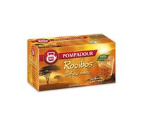 Pompadour 1913 Rooibos (infusion rouge) aromatique et relaxant naturellement sans théine - 1 x 20 sachets de thé (35 grammes)