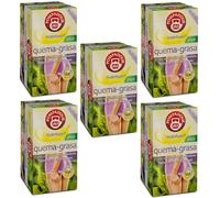 Pompadour Quema Grasa Plus Boîte à thé multi-infusion 20 sachets - Lot de 5