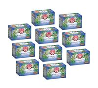 Pompadour® | Tisane bonne nuit | Herbes aromatiques avec mélisse, citronnelle, aubépine - 10 x 18 filtres (396 Gr) | Tisane Sommeil Sans Caféine