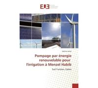 Pompage par énergie renouvelable pour l'irrigation à Menzel Habib Sud Tunisien, Gabès - Sabrine Jemai - Universitaires Europeennes - broché - Etude