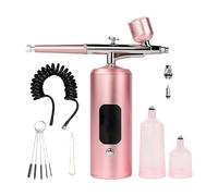 Pompe à air 7,4 V - Pulvérisateur pneumatique - Double fonction - Convient pour la peau - Oxygène - Peinture détaillée - En alliage d'aluminium et cuivre