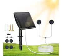 Pompe à air à énergie Solaire Alimentation en Oxygène Rechargeable pour