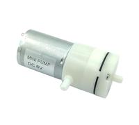 Pompe à air à membrane 3,7 V 6 V 12 V Mini moteur 370 Pompe à vide Pompe à vide Pompe d'aspiration à pression négative DIY Pompe à lait Gonfleur Aquarium 1 pièce (DC 6 V)