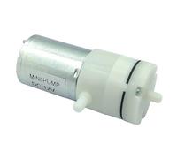 Pompe à air à membrane 3,7 V 6 V 12 V Mini moteur 370 Pompe à vide Pompe à vide Pompe d'aspiration à pression négative DIY Pompe à lait Gonfleur Aquarium 1 pièce (DC 12 V)