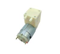 Pompe à air à vide à moteur Mini 385 à grand débit DC12V -80Kpa | Réservoir d'aquarium de gonfleur d'emballeur de pompe à membrane d'aspiration de pression négative Stabilité