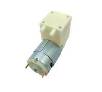Pompe à air à vide avec moteur Micro 385 12 V DC 80 kPa, pompe à diaphragme d'aspiration à pression négative, gonfleur de réservoir d'aquarium DIY.