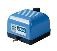 Pompe à Air Aquaforte Hi-Flow V-60, Boîtier en Aluminium, Silencieuse et Puissante, Puissance 35 Watts, Capacité à 2 mètres 40 Litres par minute, Capacité maximale Du Bassin 36 m3, Non Réglable