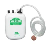 Pompe À Air Aquarium AVCE Tuyau, 11.5x8x4.5cm Pompe À Oxygène Étanche Silent, Mini Aérateur D'Aquarium Silencieux, Alimenté par Batteri