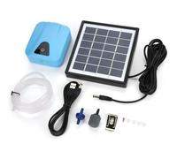 Pompe à air d'aquarium - Oxygène - Solaire - USB - Imperméable - 10 x 8 x 3,5 cm