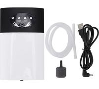 Pompe à air d'aquarium rechargeable ultra -silencieuse oxygène de réservoir de poisson pour l'intérieur à l'extérieur