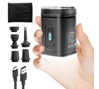 Pompe à air électrique à batterie, 2400 mAh, rechargeable, 3 en 1, mini pompe électrique avec USB, 5 buses d'air pour matelas gonflable, canapé, piscine, bateau gonflable