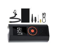 Pompe à Air Électrique - avec Jauge Numérique Rechargeable | Gonfleur De Pneus Compresseur D'Air Portable,Pour Moto Vélo Trottinette Électrique Maison Réparation Extérieur