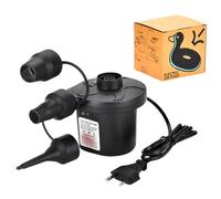 Pompe à Air Électrique, Gonfleur Dégonfleur Électrique Pompe avec 3 Buses, Gonfleur Electrique pour Camping en Plein Air, Tapis Gonflables, Gonflage et Dégonflage de Piscines