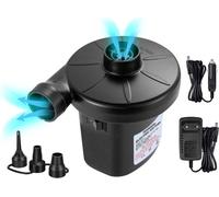 Pompe à Air Électrique Gonfleur Dégonfleur,Gonflable Pompe,Gonfleur avec 3 Buses, Pompe à Pagaies AC 220V/DC 12V